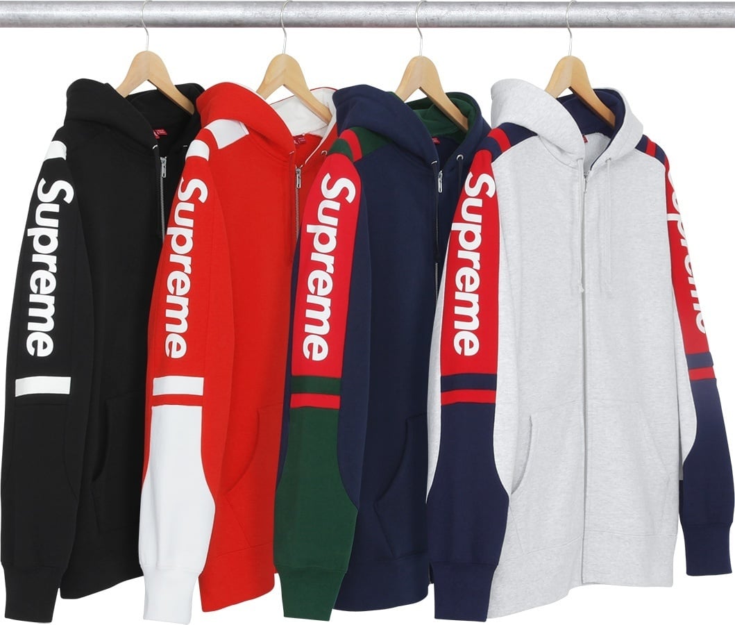 Hooded Track Zip-Up Sweat
